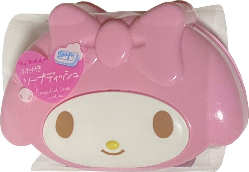 Friend Sanrio My Melody Soapdish Box Case with Lid (Die Cut) - Image 1